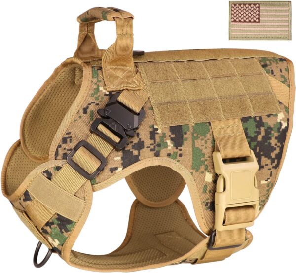 Tactical Dog Harness Military No Pull Pet Harness Vest - Image 2