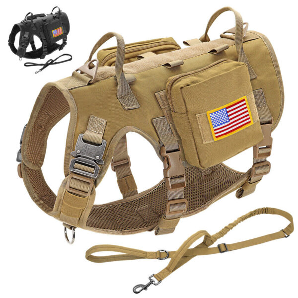 Tactical Dog Harness Military No Pull Pet Harness Vest - Image 3