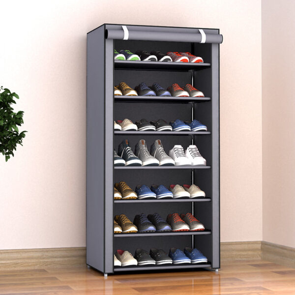 Shoe Rack Rustproof Storage Shoe Cabinet Multi-layer Small Shoe Rack - Image 4