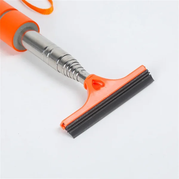 Car Rearview Mirror Wiper Stainless Steel Telescopic Retractable Layered Brush Head Window Wash Cleaning Brush Handheld Wiper - Image 5