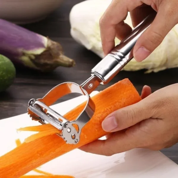 High Quality Stainless Steel Potato Cucumber Carrot Grater Julienne Peeler Vegetables Fruit Peeler Vegetable Slicer - Image 3