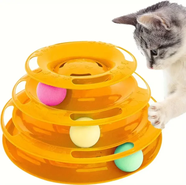 Cat Four Layer Turntable Toy - Image 3