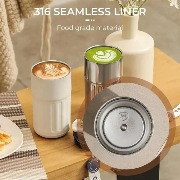 450ml Thermos Bottle Smart Display Temperature 316 Stainless Steel - Image 2