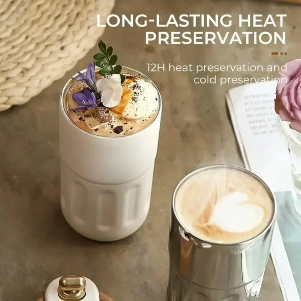 450ml Thermos Bottle Smart Display Temperature 316 Stainless Steel - Image 3