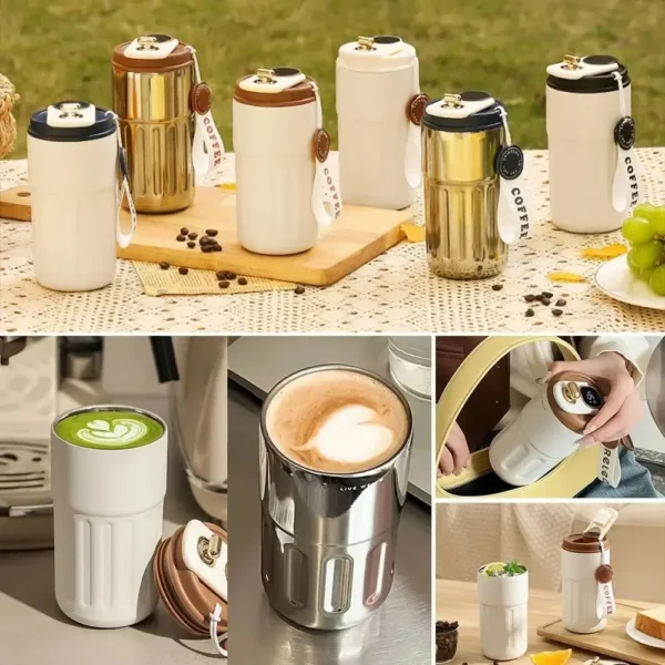 450ml Thermos Bottle Smart Display Temperature 316 Stainless Steel - Image 5
