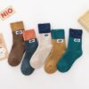 Mid-calf Cotton Boys And Girls Socks Cute And Breathable College Style Baby - Image 4