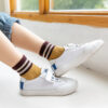Mid-calf Cotton Boys And Girls Socks Cute And Breathable College Style Baby