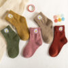 Mid-calf Cotton Boys And Girls Socks Cute And Breathable College Style Baby - Image 6