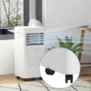 HOMCOM Mobile Air Conditioner White W/ Remote Control Cooling Ventilating 557W - Image 5