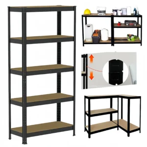 Garage Shelving Unit 5 Tier Heavy Duty Storage Rack UK