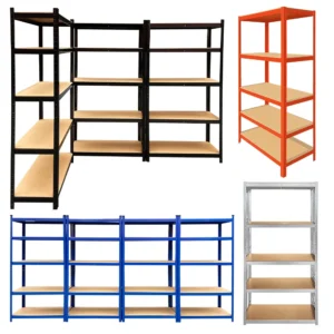5 Tier Heavy Duty Metal Shelving Unit – Adjustable Garage & Storage Rack (875KG Capacity)