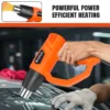 2000W Heavy Duty Heat Gun Kit – Adjustable Temperature with 4 Nozzles (DIY & Professional) - Image 3