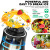 600ML Portable Blender Personal Blender For Shakes Smoothie Maker Fruit Juicer - Image 4