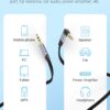 Vention Jack 3.5mm Aux Cable Male to Male 3.5mm Audio Cable Jack for JBL Xiaomi One plus Headphones - Image 2