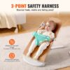 Baby Bouncer, Folding Bouncer Seat For Babies 0-9 Months, Newborn Bouncer Chair With 2 Reclining Angles & 3-Point Harness, Portable Infant Rocker With Carrying Bag For Indoors Outdoors, Camel - Image 2