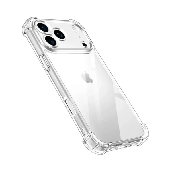 iPhone 17 Pro Max clear TPU shockproof case
