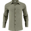 European And American Men's Shirt Double Pocket Cotton Linen - Image 6