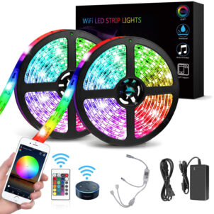 LED Light With 5050RGB Waterproof 24IR Voice Smart