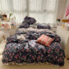 Cotton Lace Three-piece Garden Floral Bed Sheet - Image 6