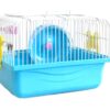 Small Hamster Cage with Wheel, Bottle & Accessories - Image 4