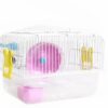 Small Hamster Cage with Wheel, Bottle & Accessories - Image 3