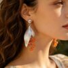 gold color earring
