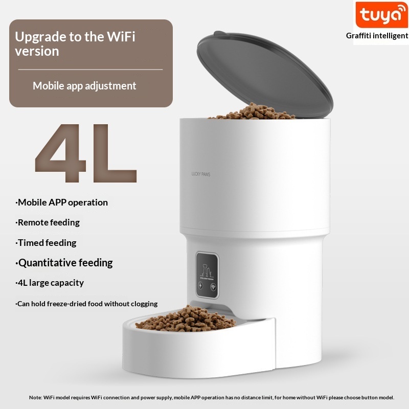 Pet Automatic Feeder Mobile Phone WiFi Remote Timed Feeding - Image 6
