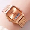 Mens Business Quartz Watch Simple Mens Wristwatch Dual Display - Image 6
