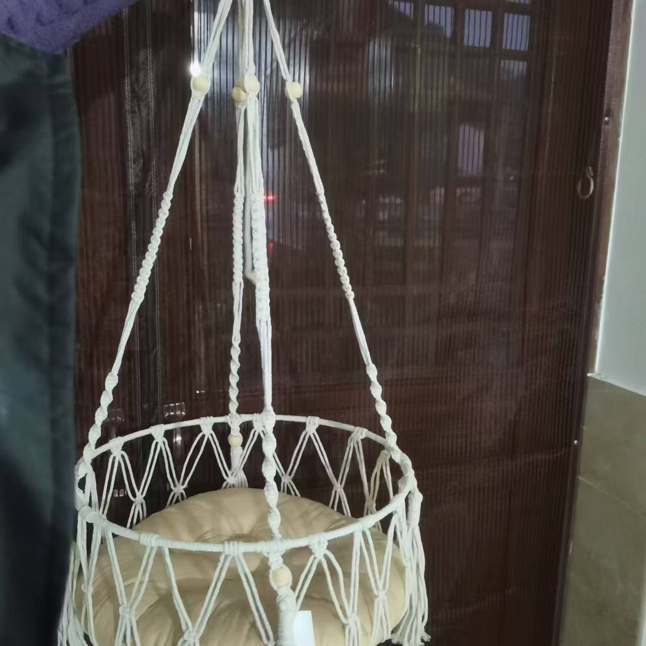 Cat Hammock Hand Woven Hanging Cat Bed - Image 3