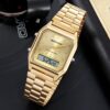 Mens Business Quartz Watch Simple Mens Wristwatch Dual Display - Image 3