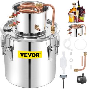 50L Moonshine Alcohol Distiller Kit – Stainless Steel Water Still with Temperature Control