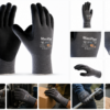 Flexible MaxiFlex work gloves for warehouse and DIY use