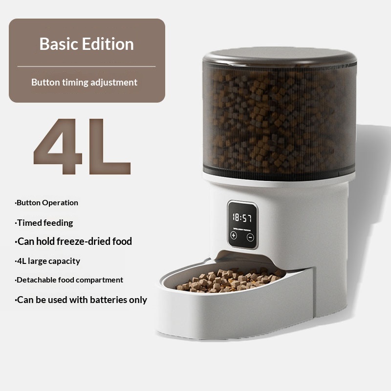 Pet Automatic Feeder Mobile Phone WiFi Remote Timed Feeding - Image 4
