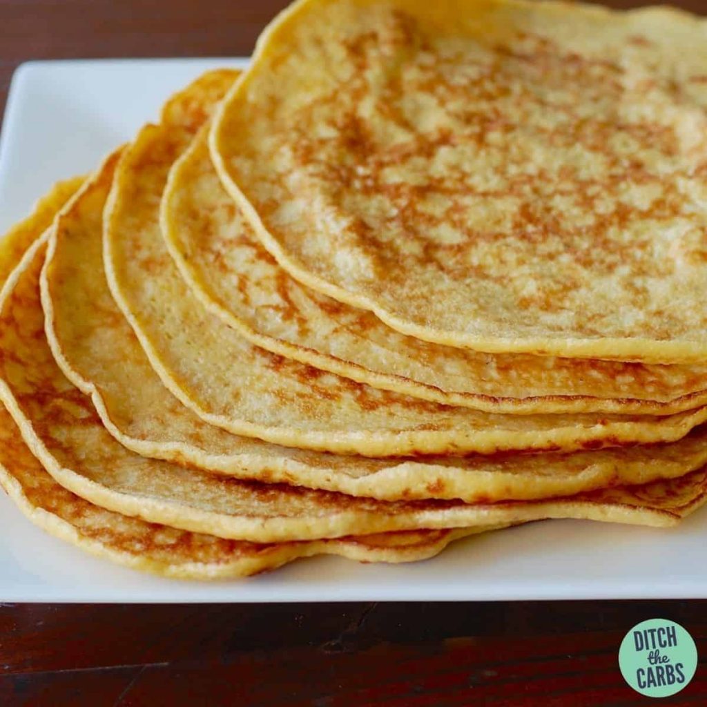 12.Keto Coconut Flour Crepes - Coconut Flour Crepes