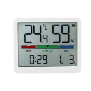 LCD digital thermometer hygrometer indoor monitor