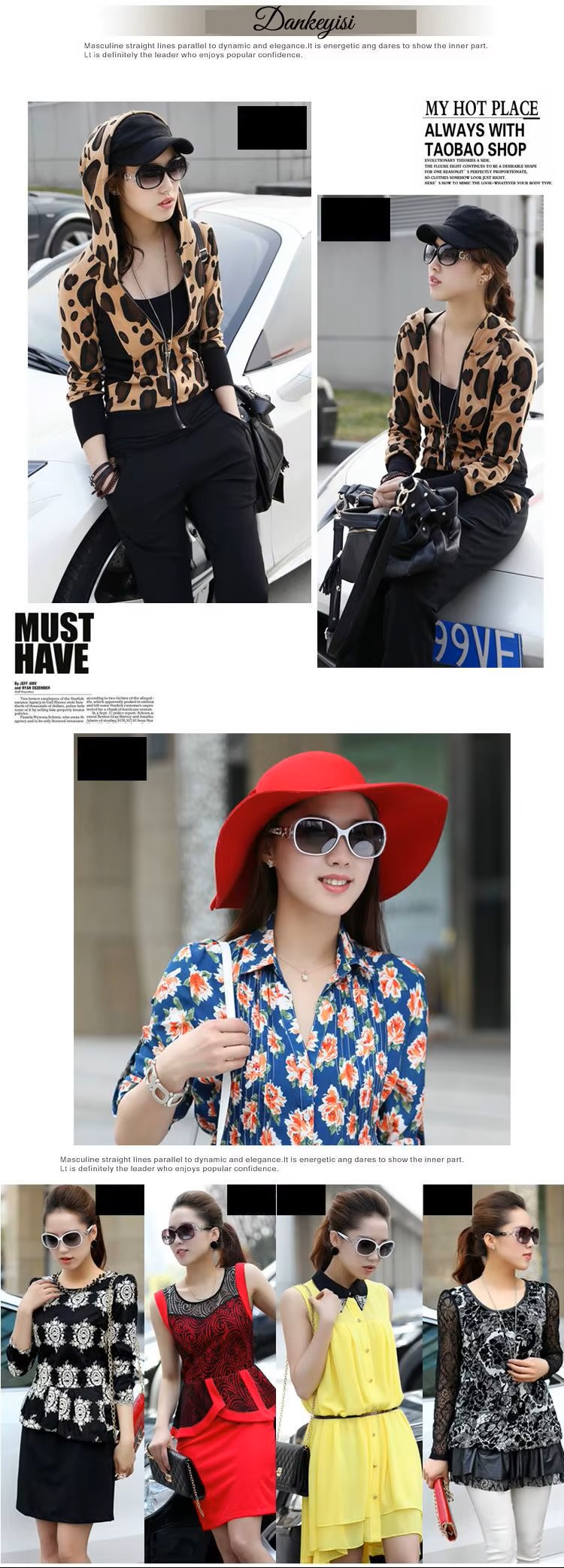 Elegant UV400 sunglasses with gradient lenses