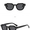 Modern men's polygon sunglasses with UV400 protection