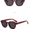 Stylish brown polygon sunglasses for everyday wear