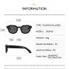 Men's UV400 protective sunglasses with solid color frame