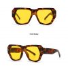 Black square full frame UV400 sunglasses