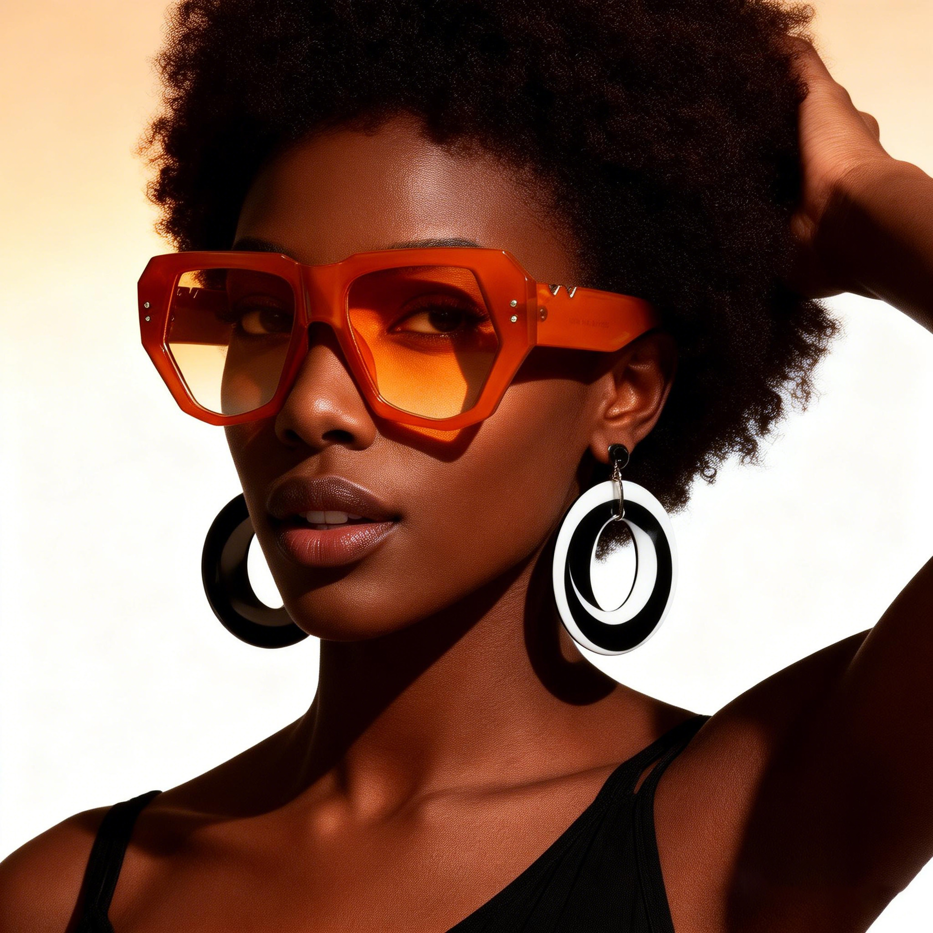 Unisex Square Full Frame UV400 Fashion Sunglasses