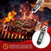 Portable kitchen thermometer for baking and frying