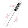 Food temperature thermometer for milk candy and BBQ