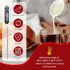 BBQ food thermometer with LCD temperature display