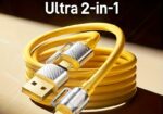 240W Super Fast Charging 2-in-1 Data Cable Type-C to Type-C Cable USB to Type-C for Samsung Huawei Xiaomi Vivo Oppo Quick Charger USB C